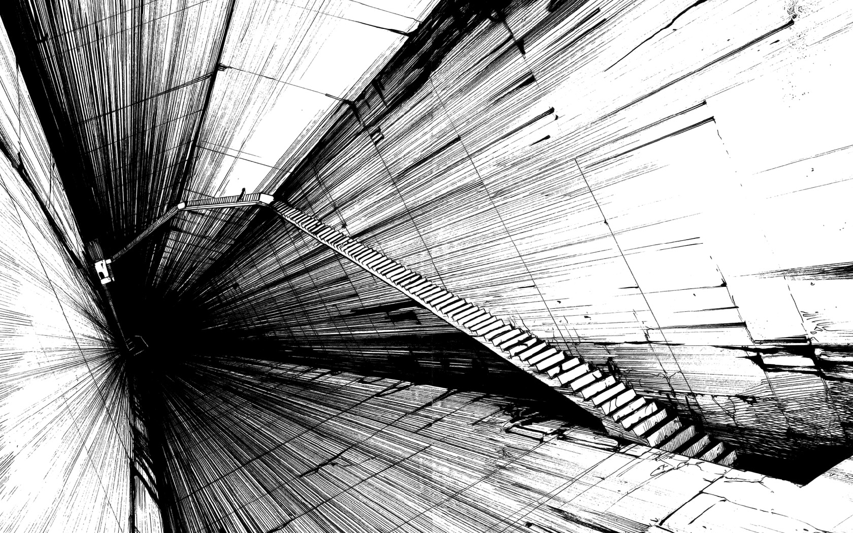 abstract black and white wallpaper #16