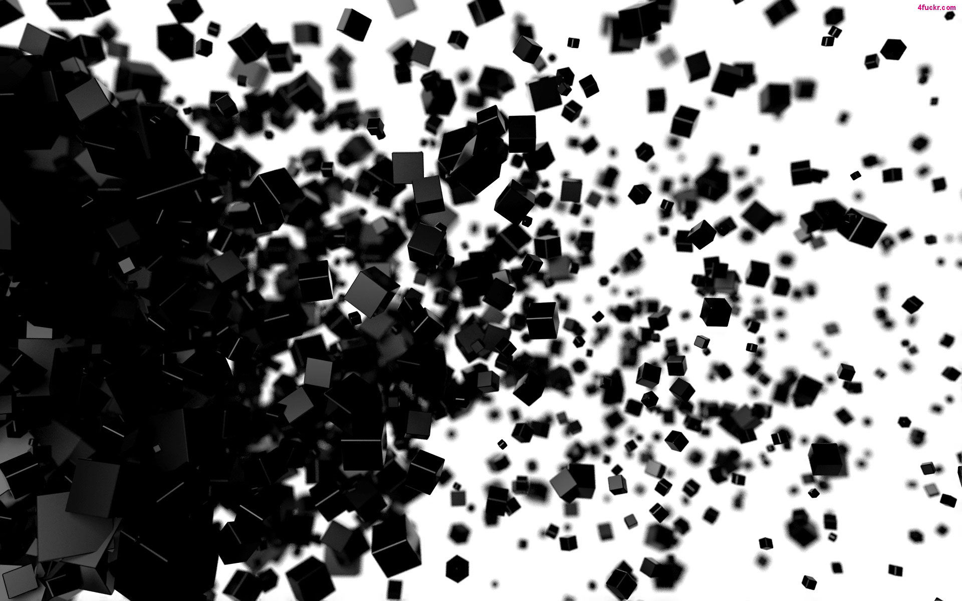 Abstract black and white wallpaper