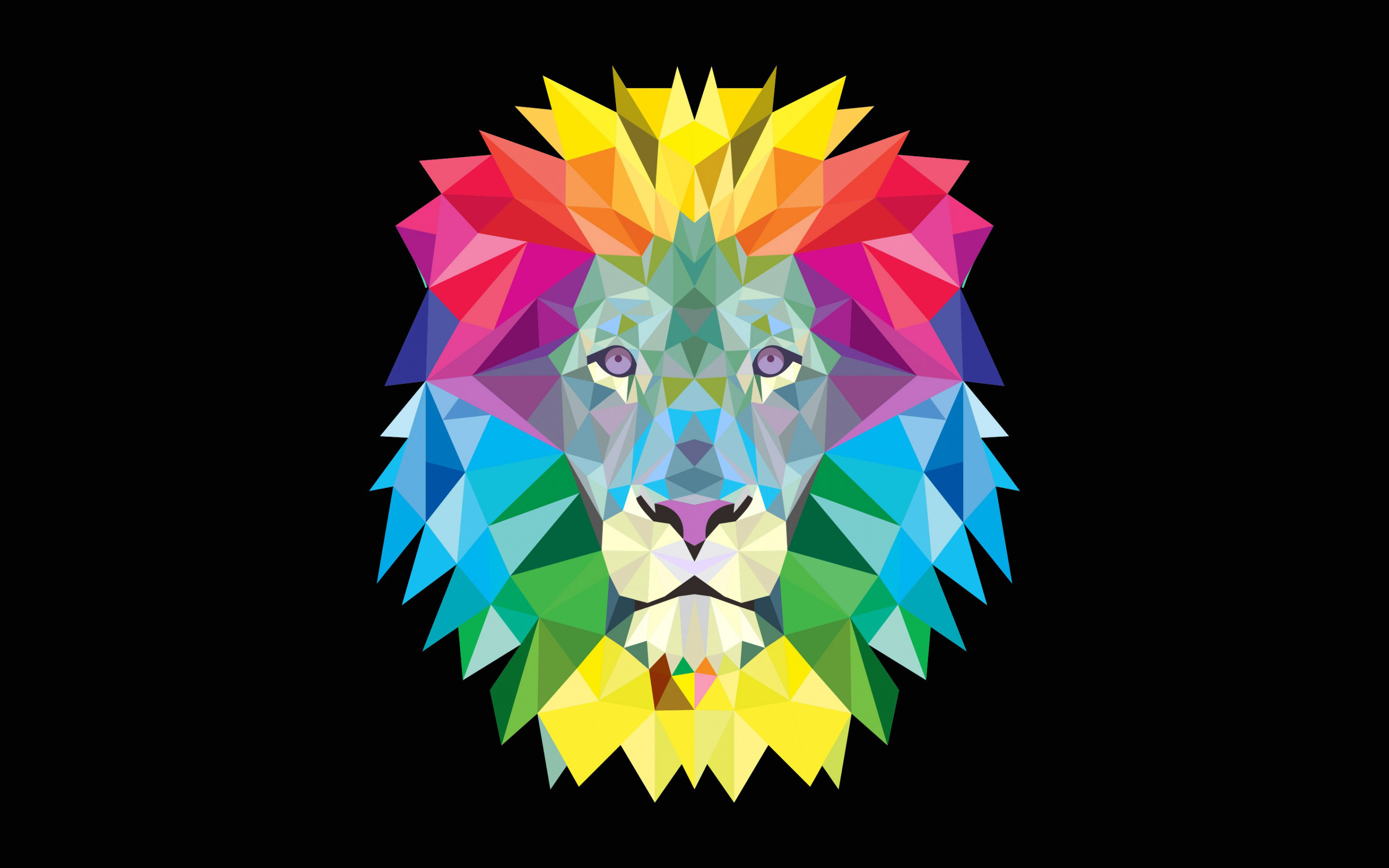 abstract lion wallpaper #7