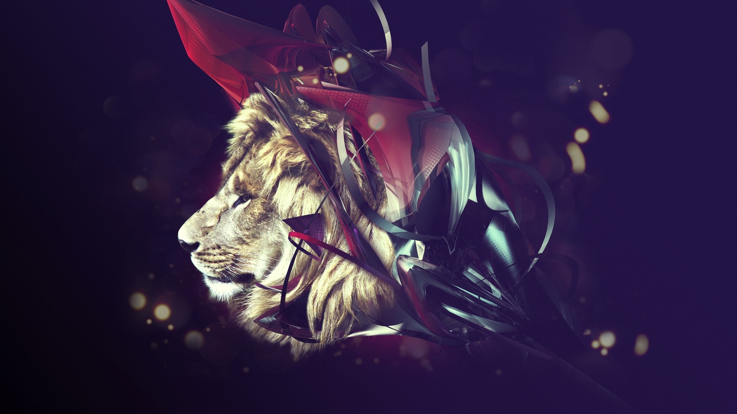 abstract lion wallpaper #15