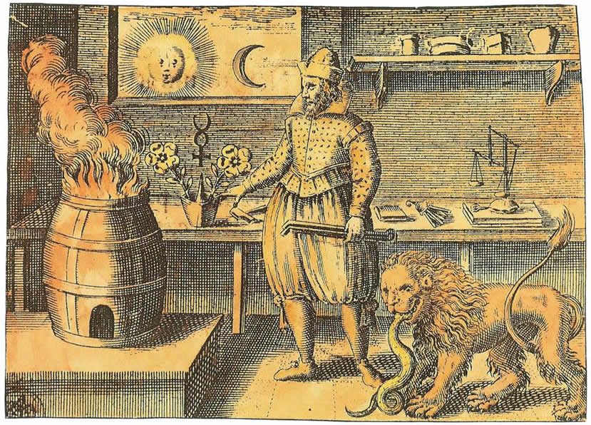 17th Century Alchemical Key - Alchemy Wallpaper