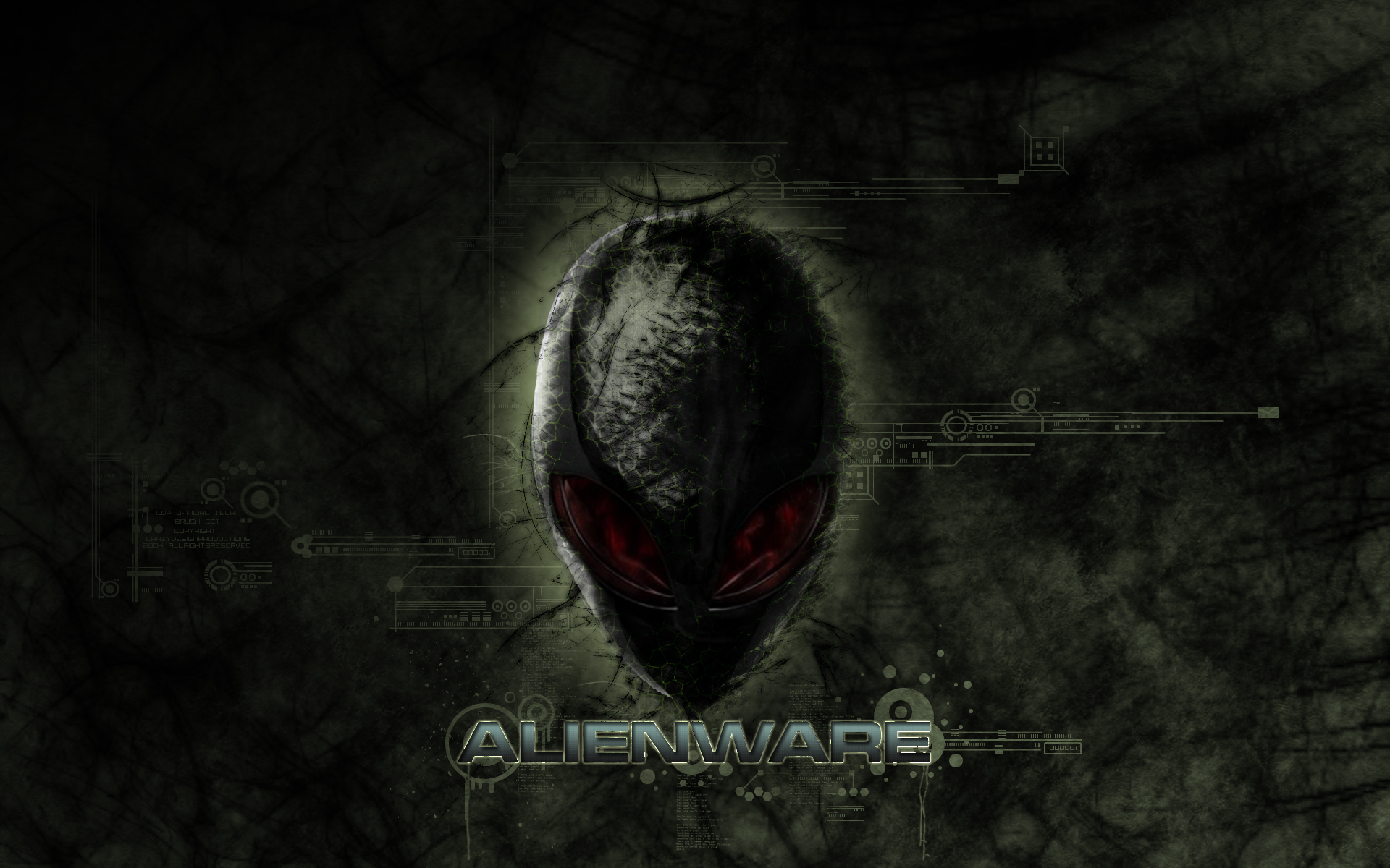 alien ware background #23