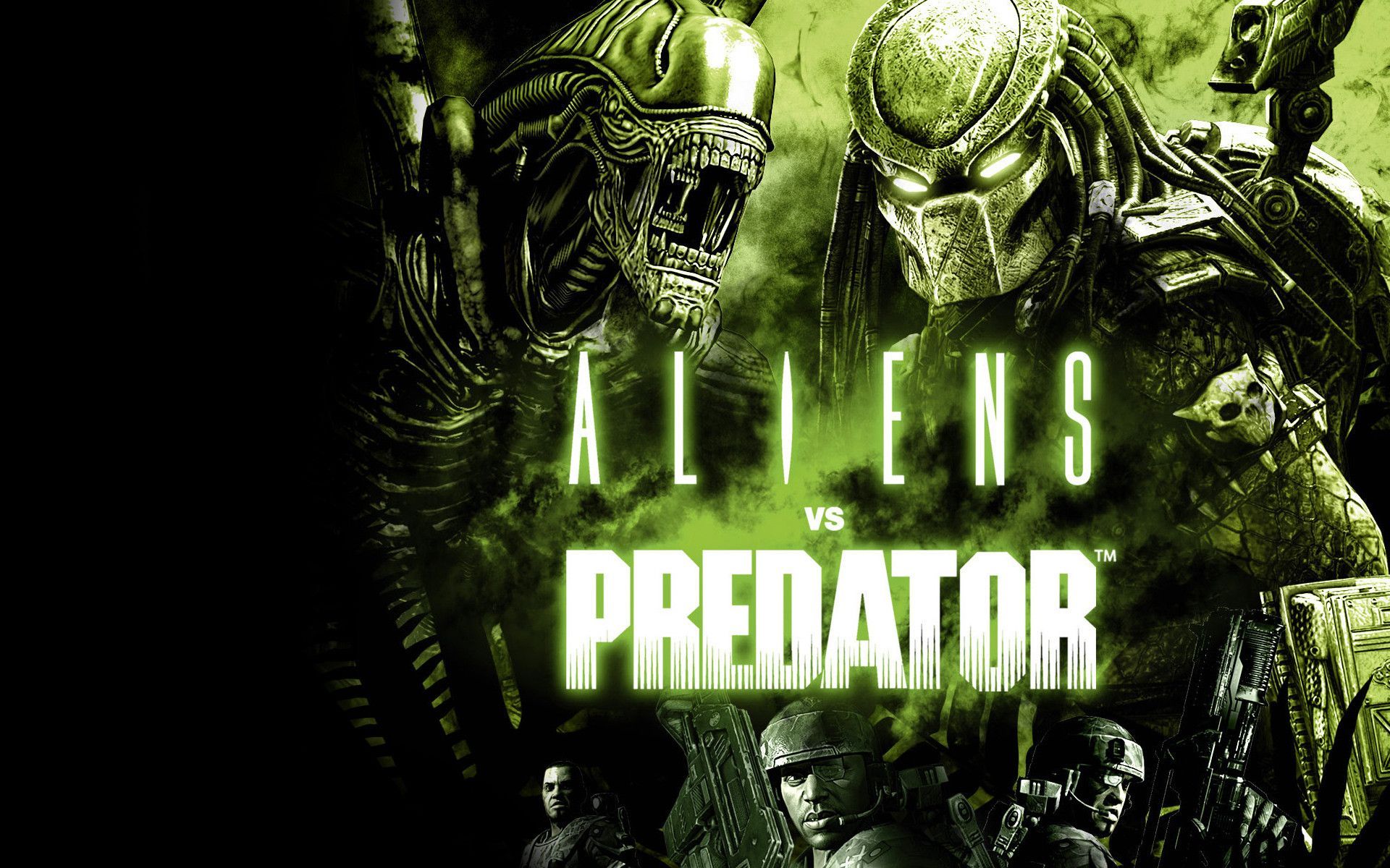 Aliens vs predator wallpaper