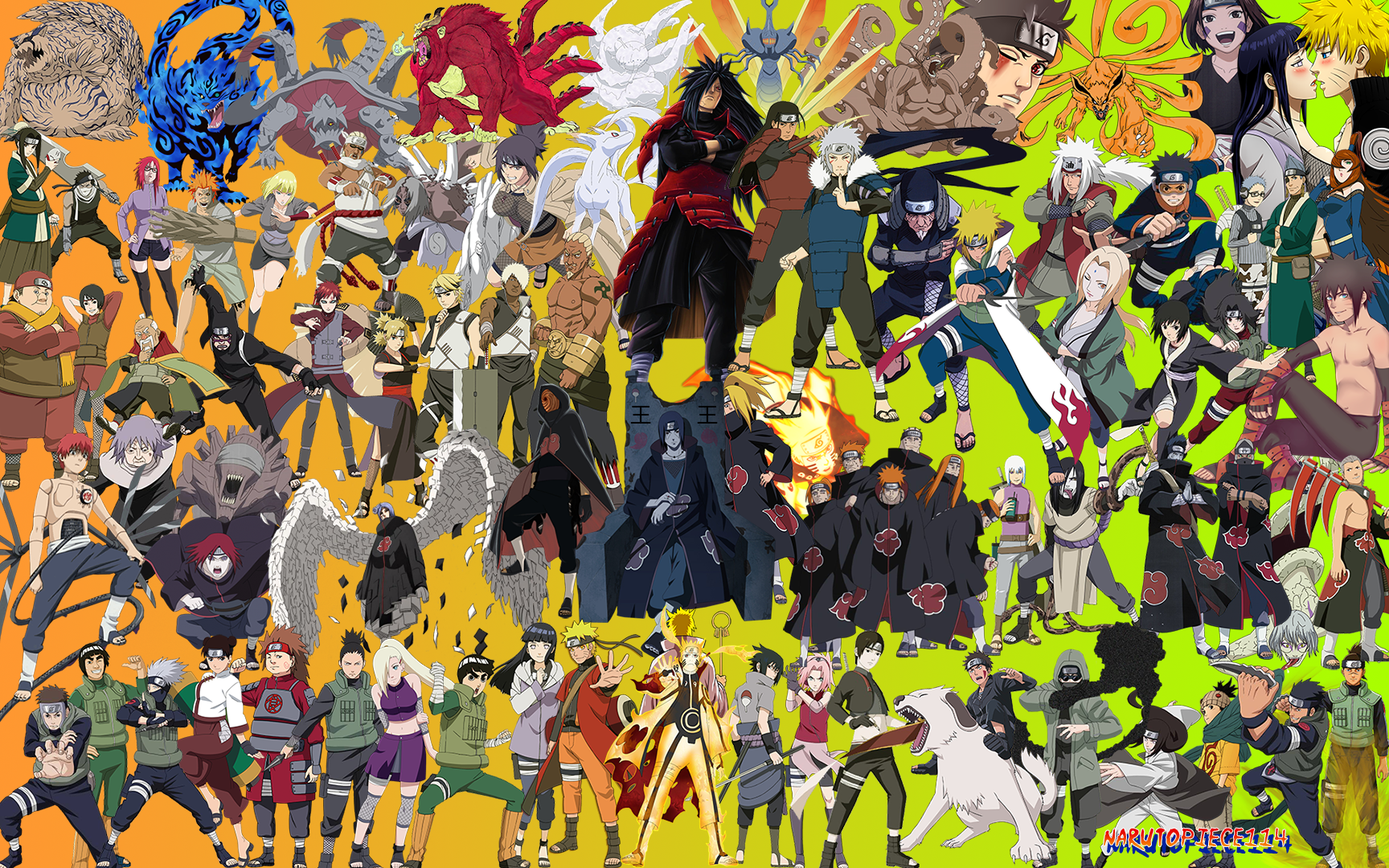 Naruto shippuden all characters wallpaper