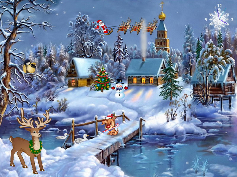 25 Animated christmas wallpapers free download