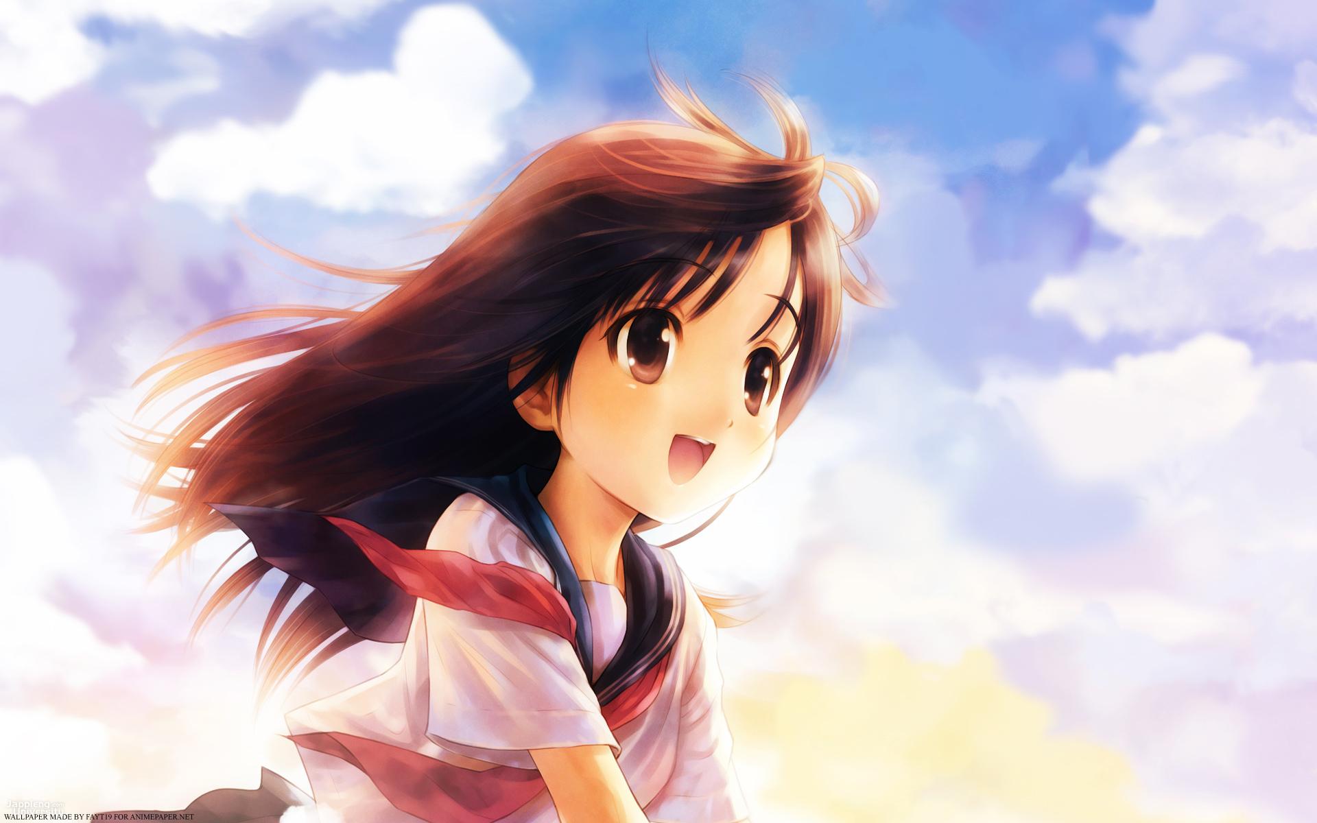 anime cute girl wallpaper #15