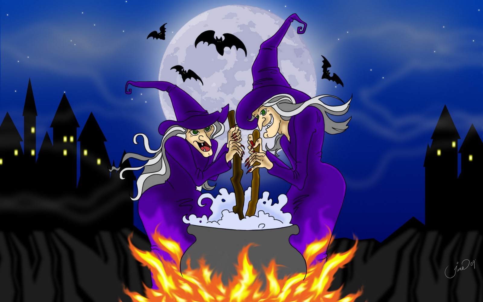 animated halloween wallpapers #7