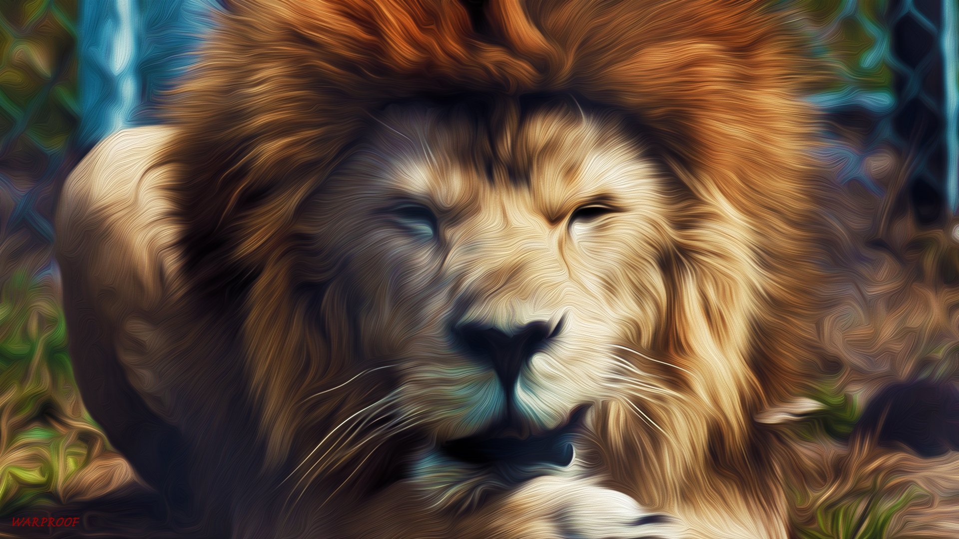 animated lion wallpaper #6