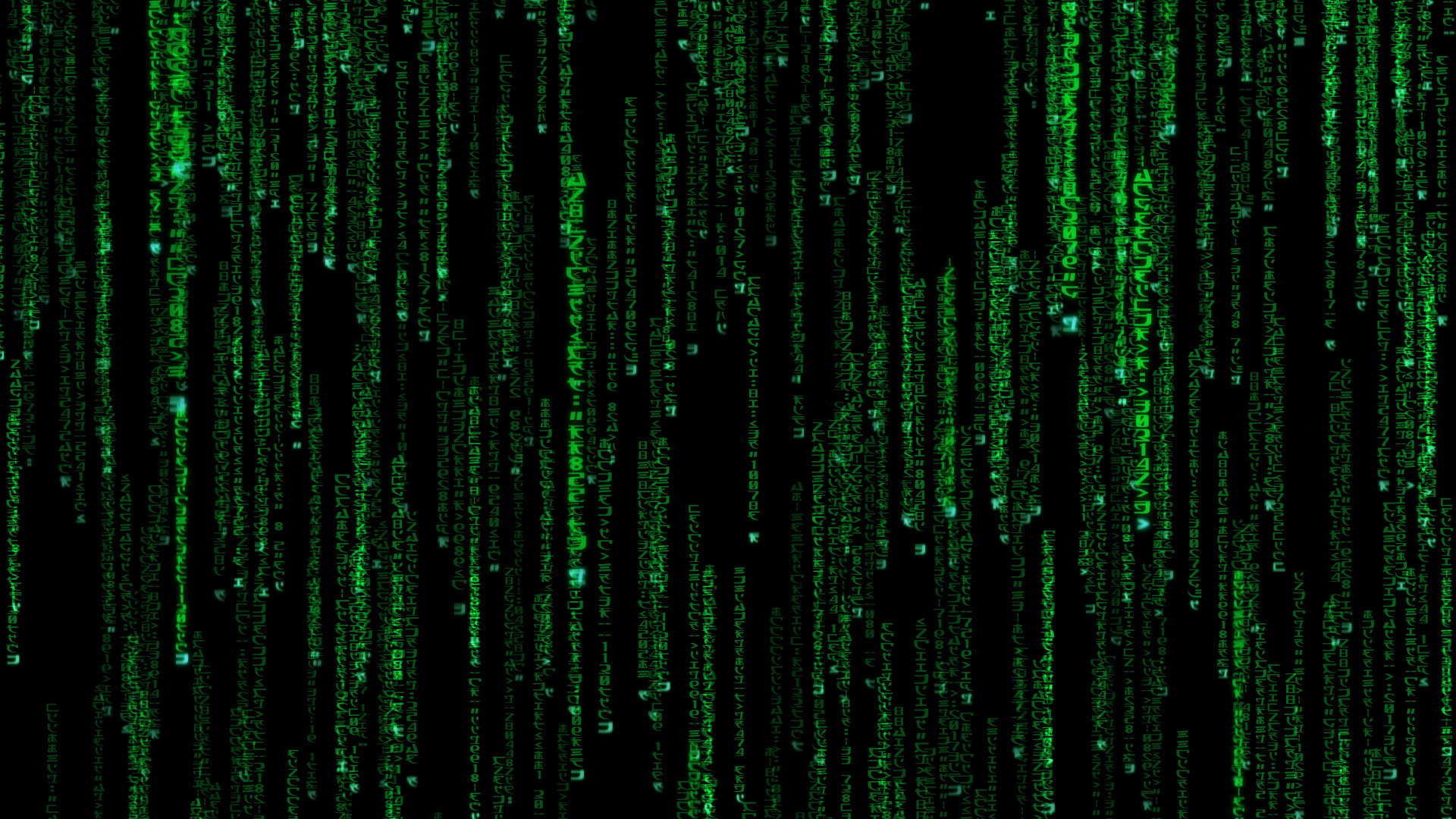 Animated matrix wallpaper