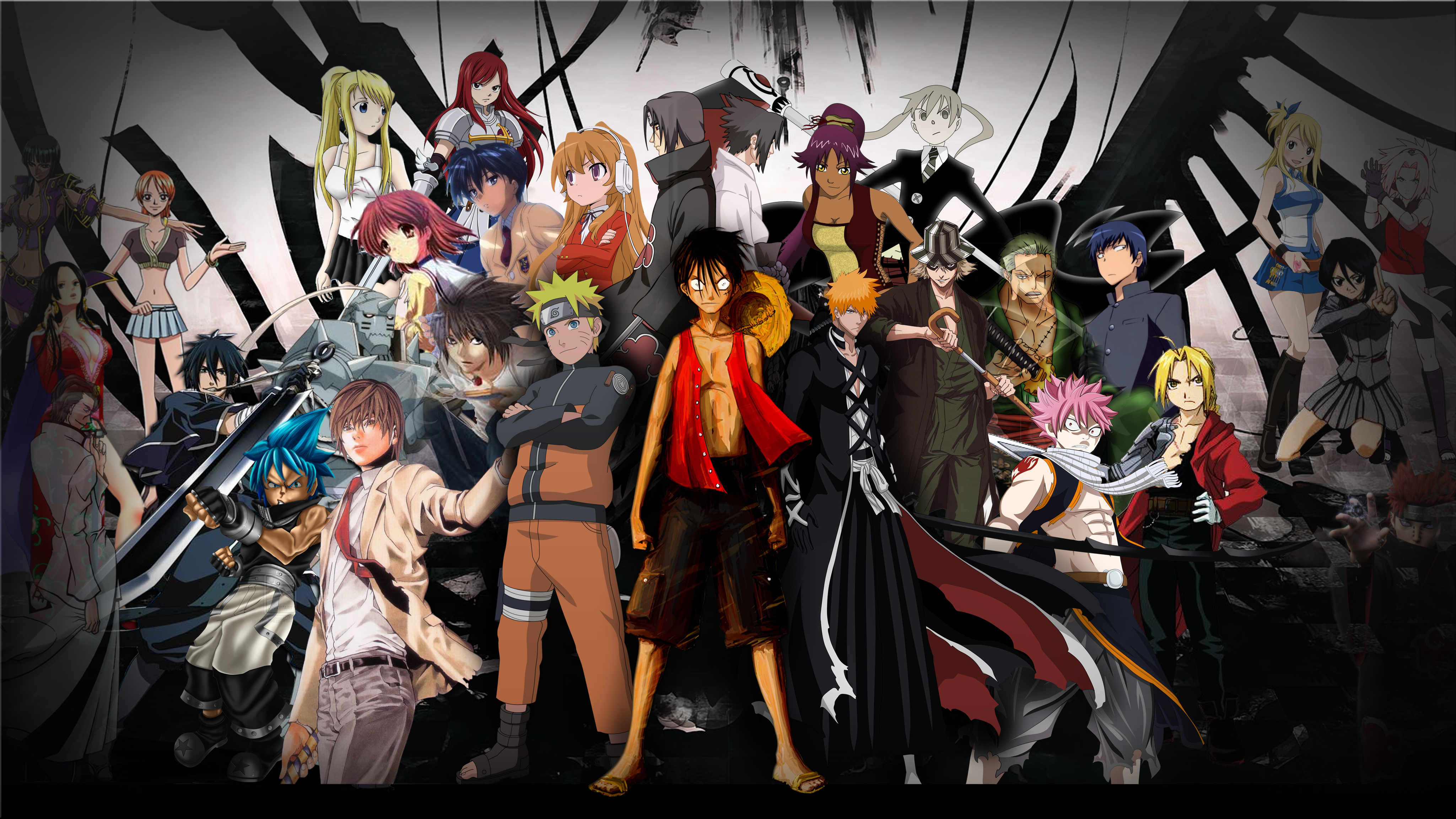 Anime action wallpaper