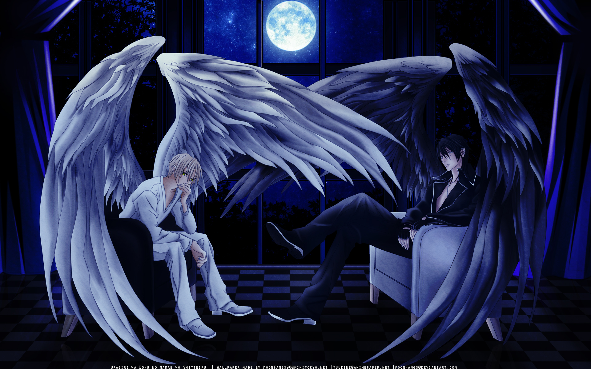anime angel boy wallpaper #16