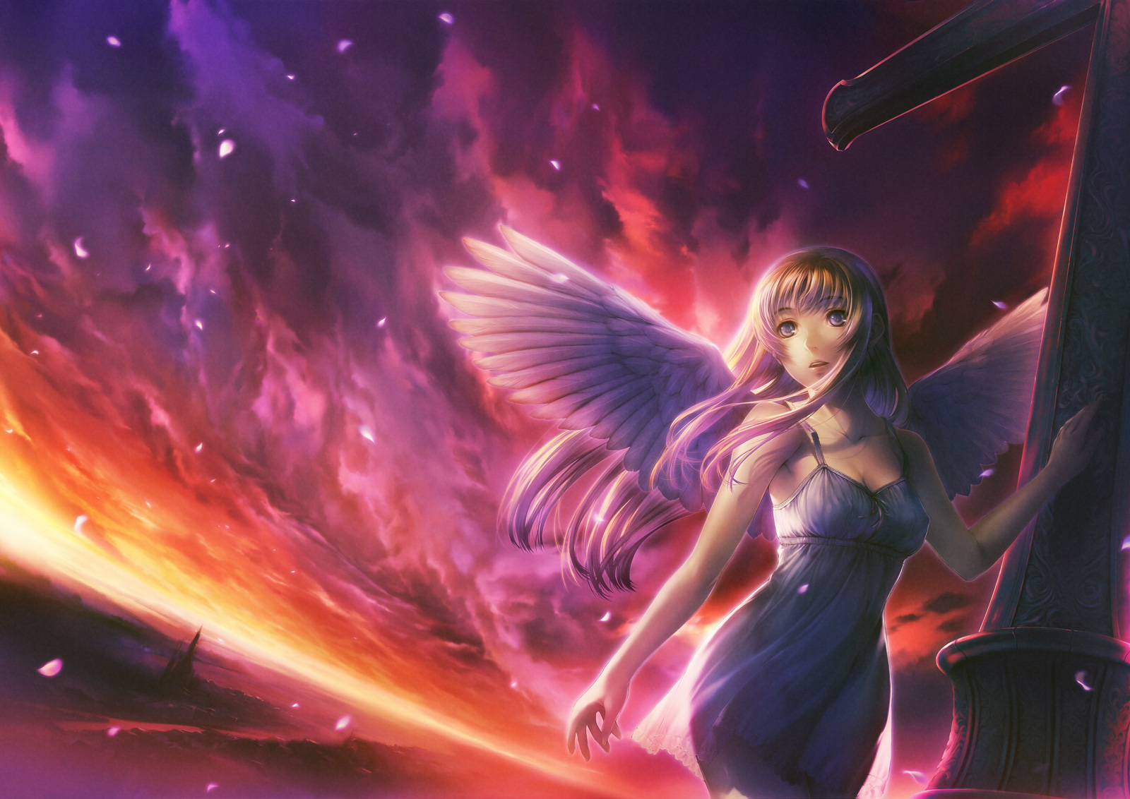 anime angel girl wallpaper #24