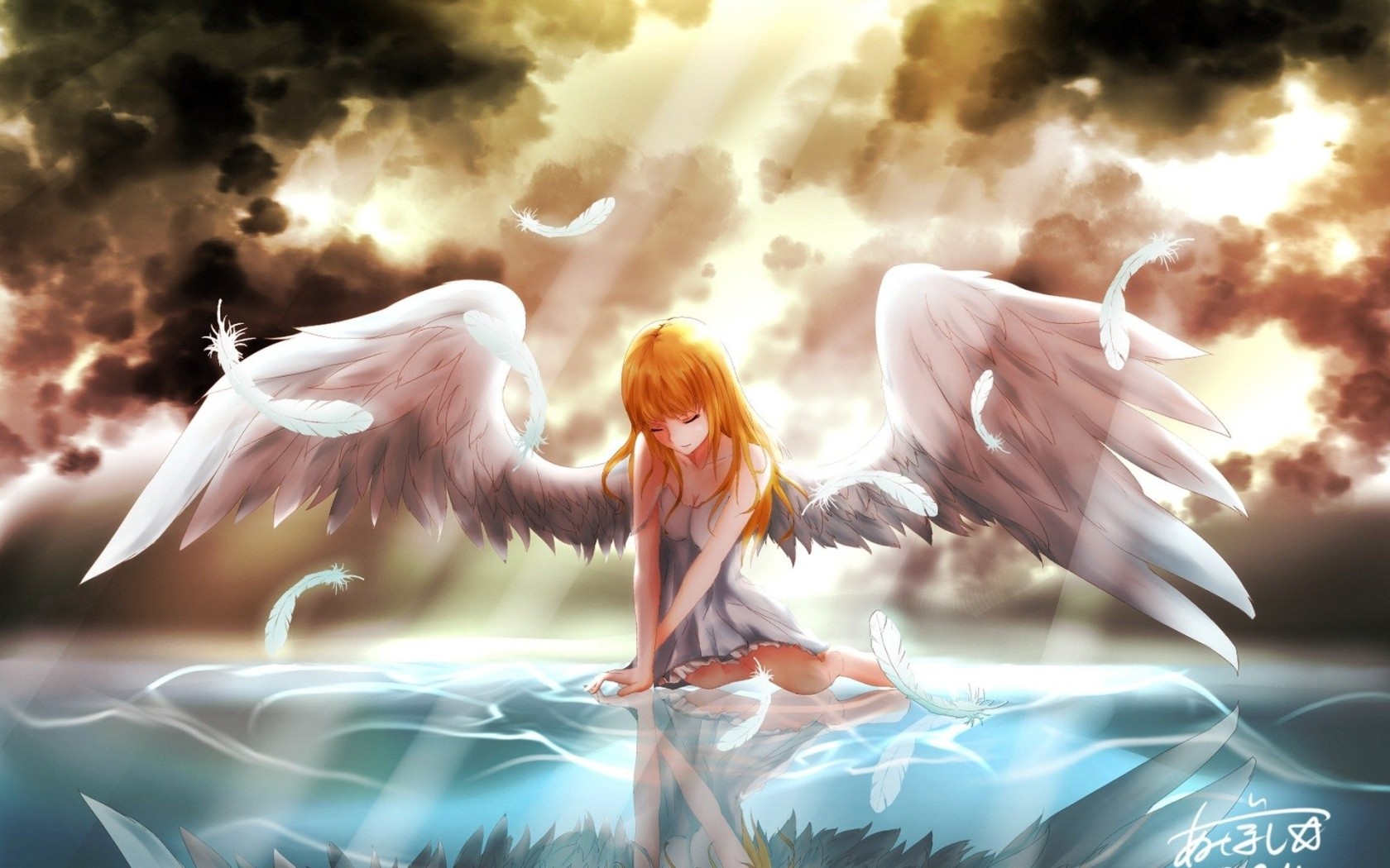 anime angel girl wallpaper #16