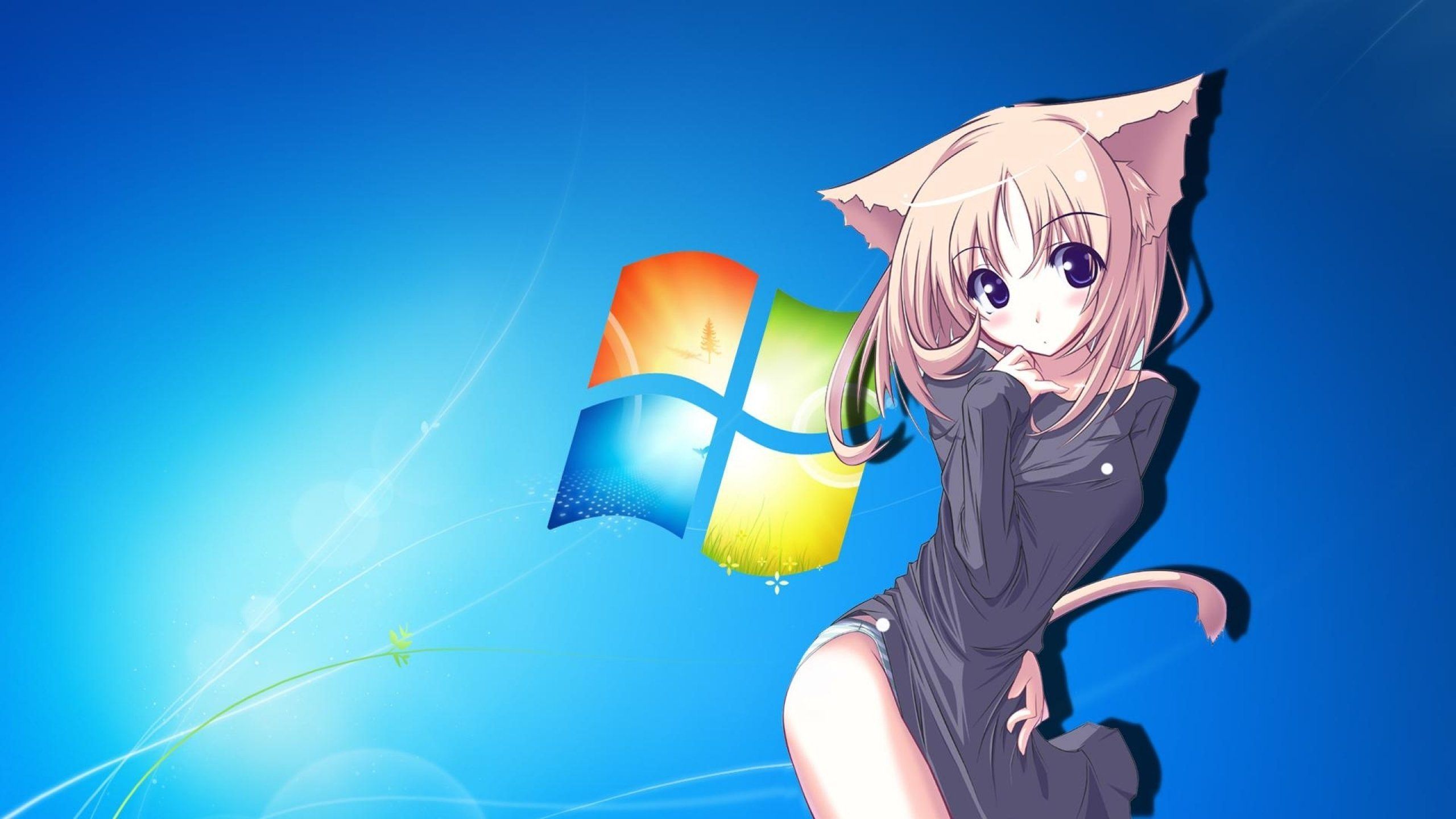 Anime cat background