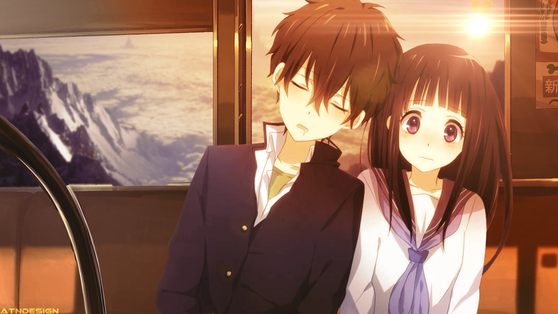 Cute anime couples wallpaper