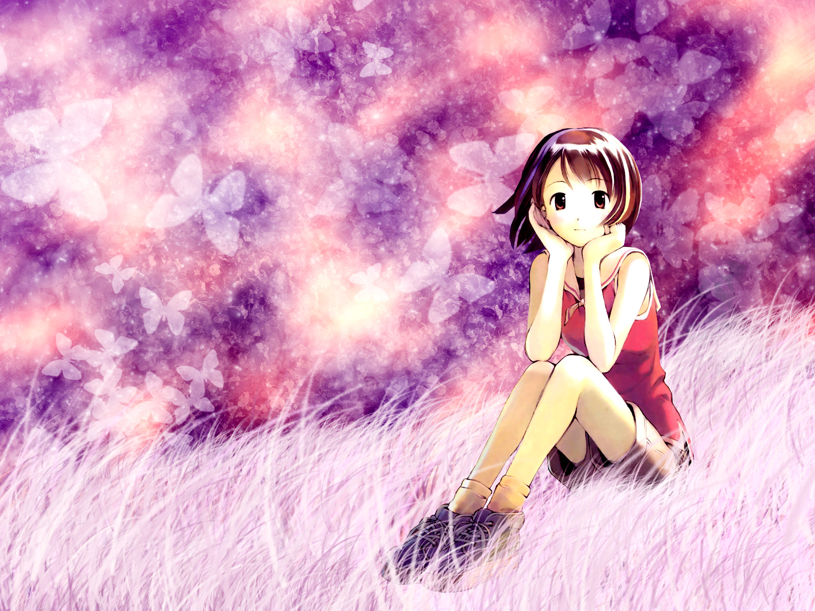 cute anime girl wallpaper #11