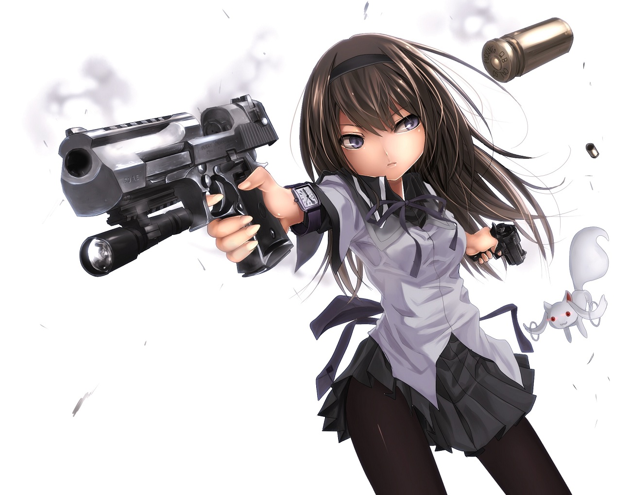 anime girls with guns wallpaper #16