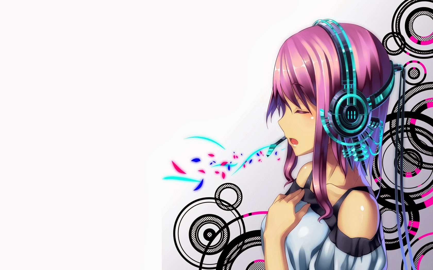 anime headphones wallpaper #13