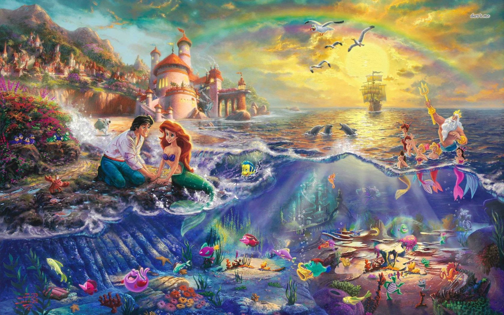 Ariel wallpaper