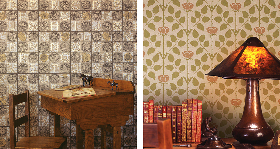 Craftsman Style Wallpaper | Arts & Crafts Movement | Bradbury