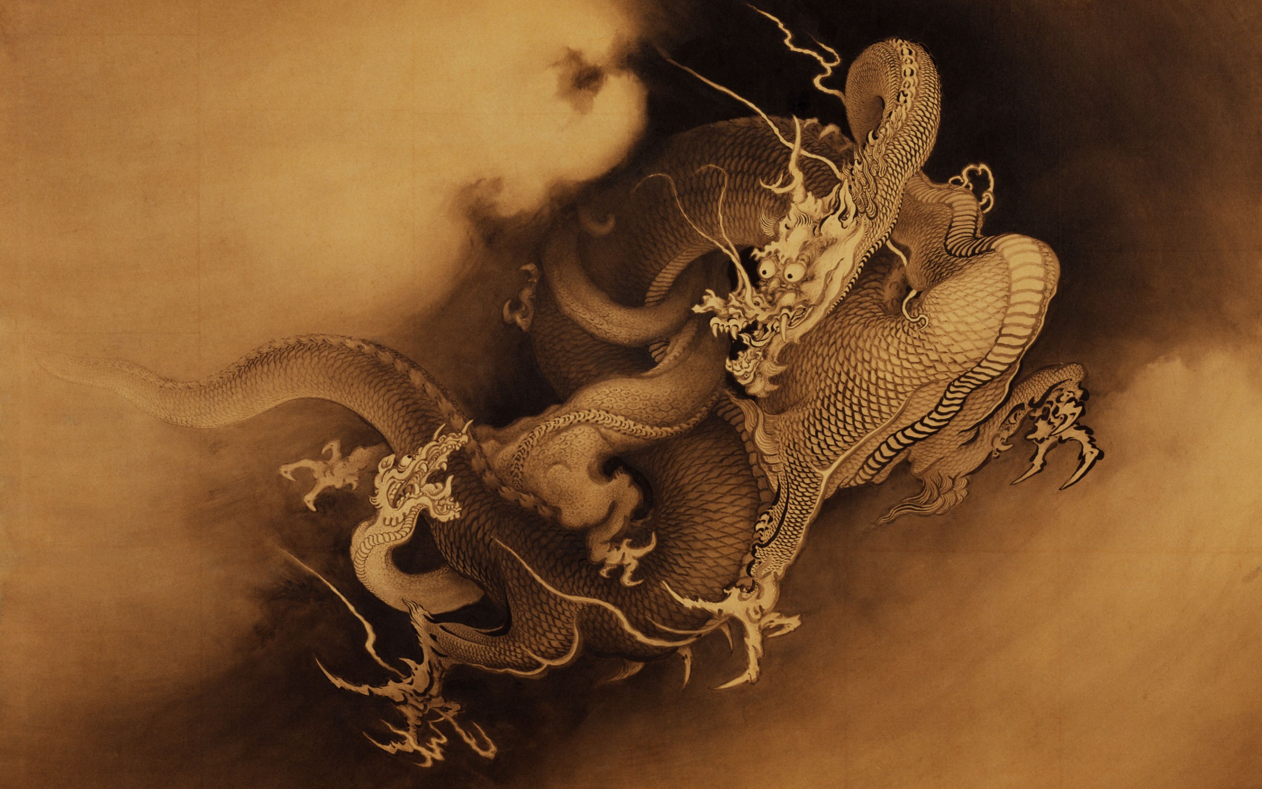 Asian dragon wallpaper