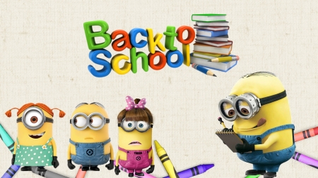 Minions Back to School - Movies & Entertainment Background