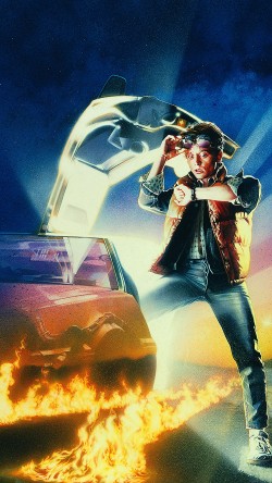 Back to the future iphone wallpaper
