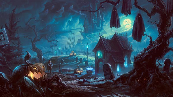 spooky halloween backgrounds #1