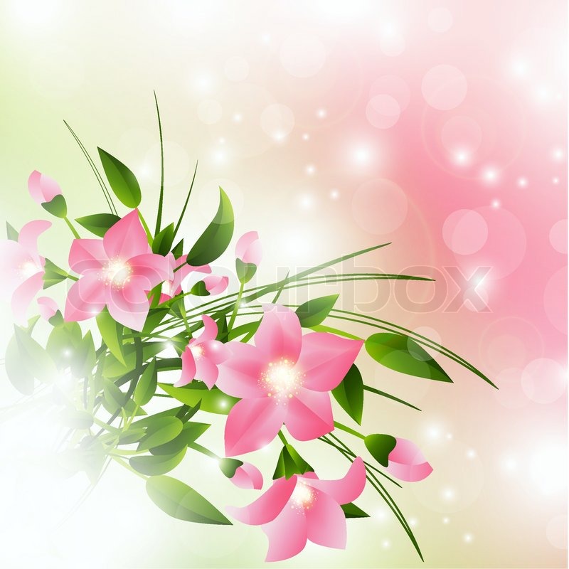 background images flowers pink #23