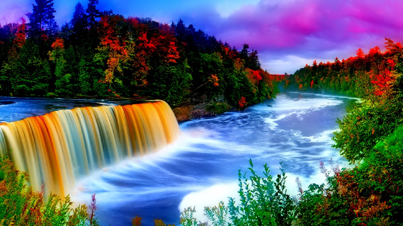 background images of waterfalls #18