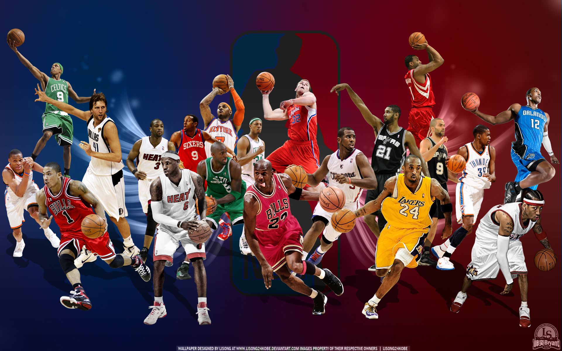 Basketball players wallpaper