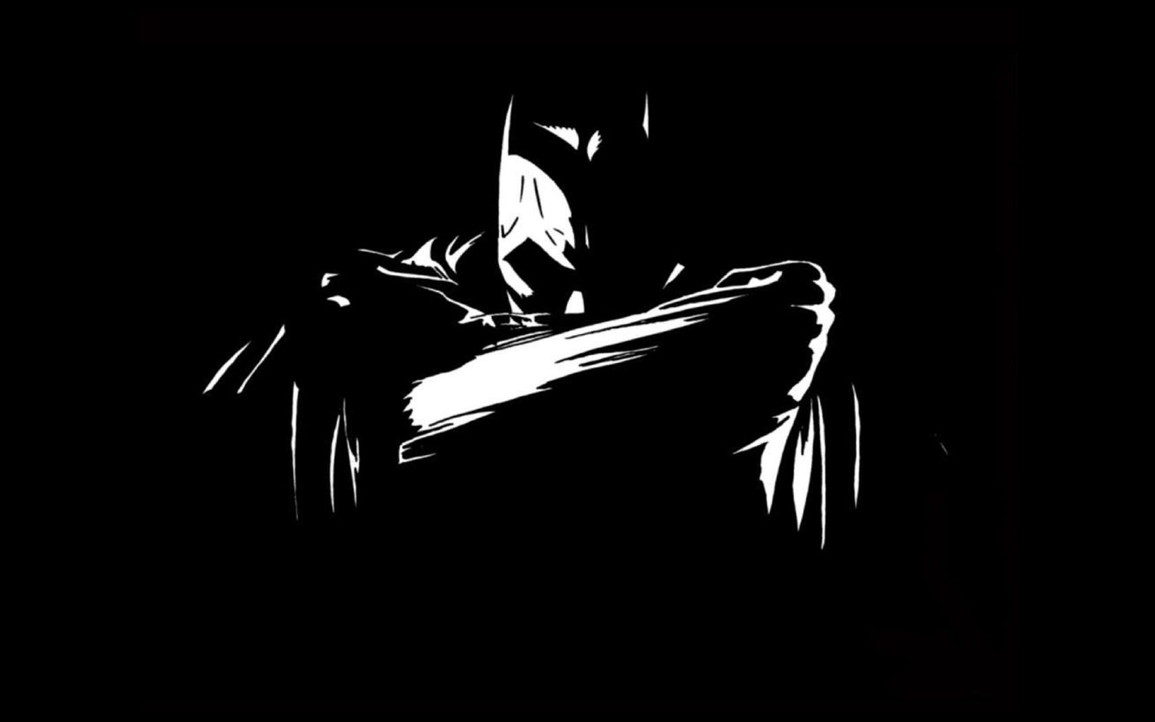 batman black and white wallpaper #5