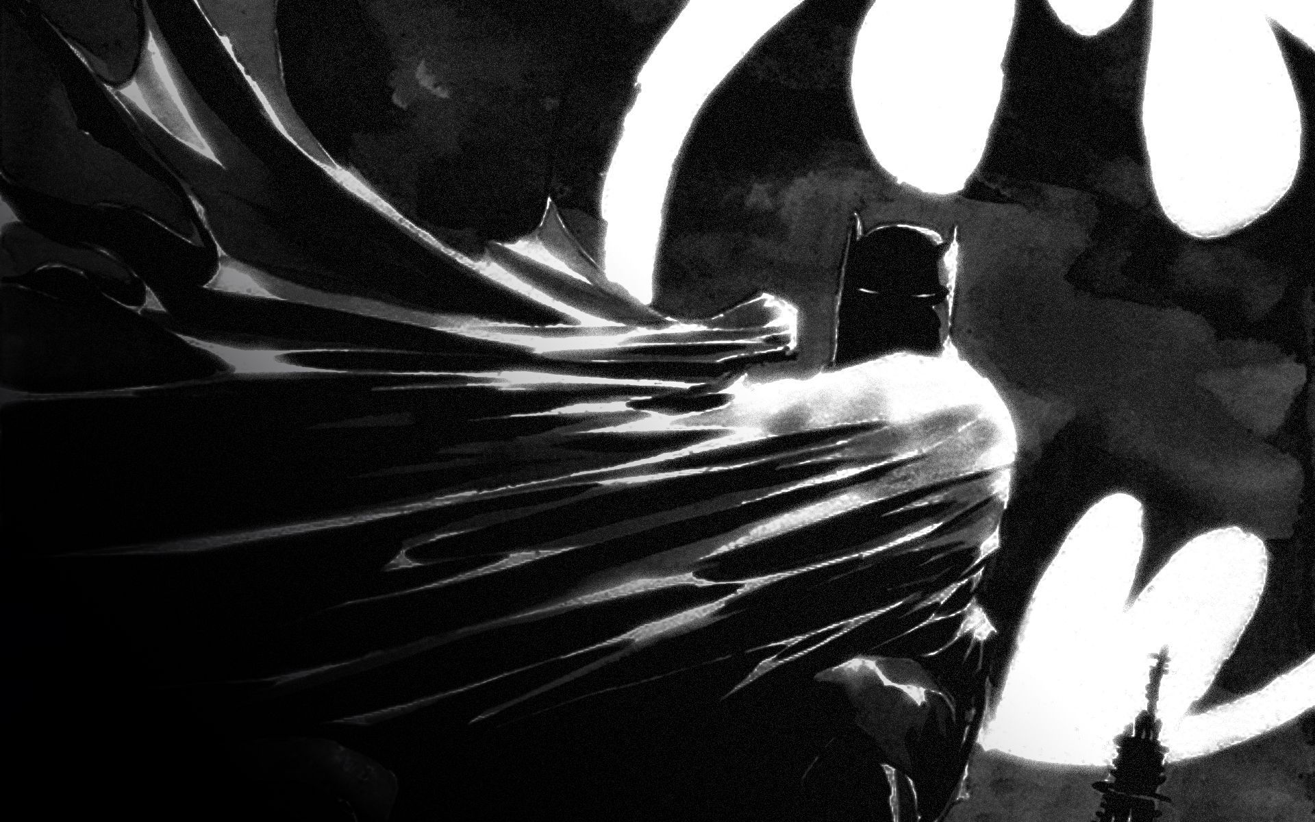 batman black and white wallpaper #24