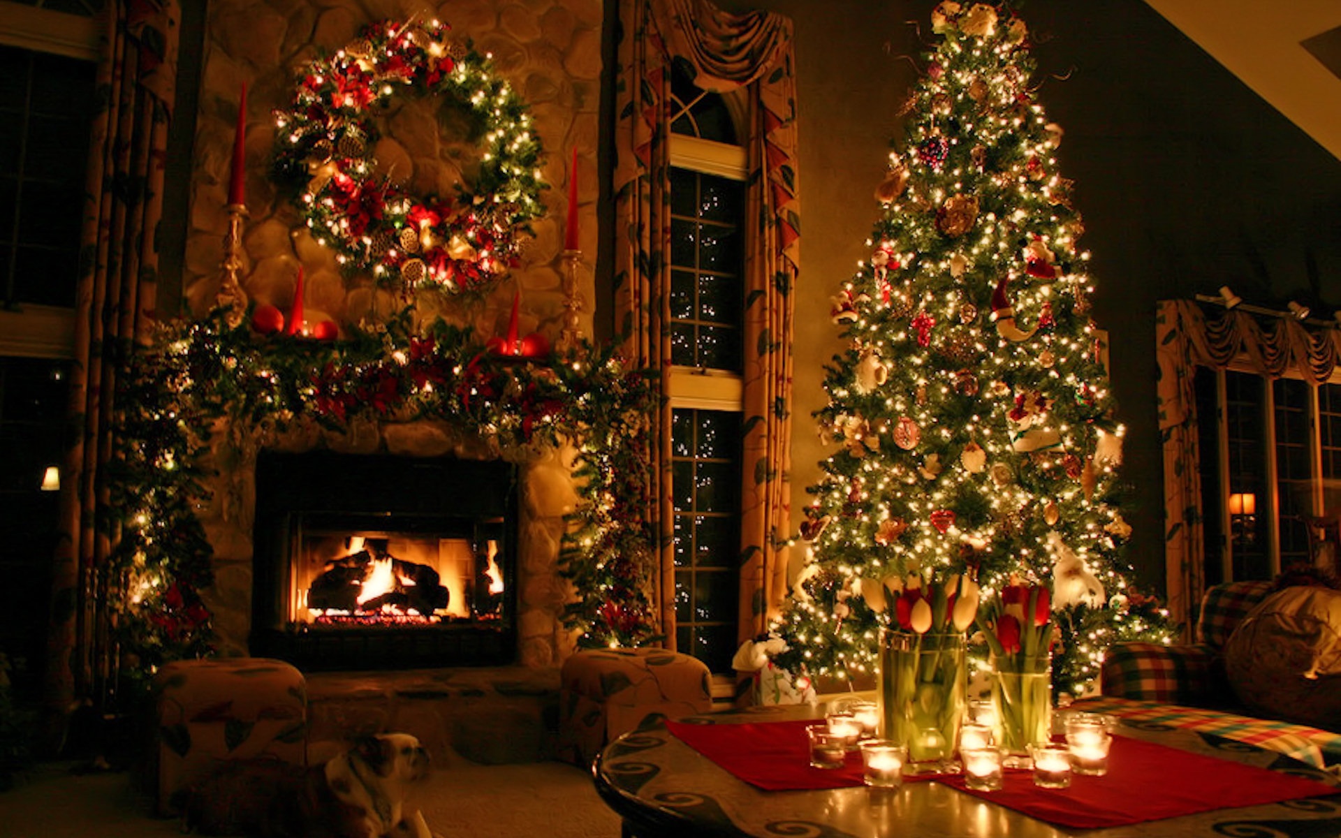 Christmas home wallpaper