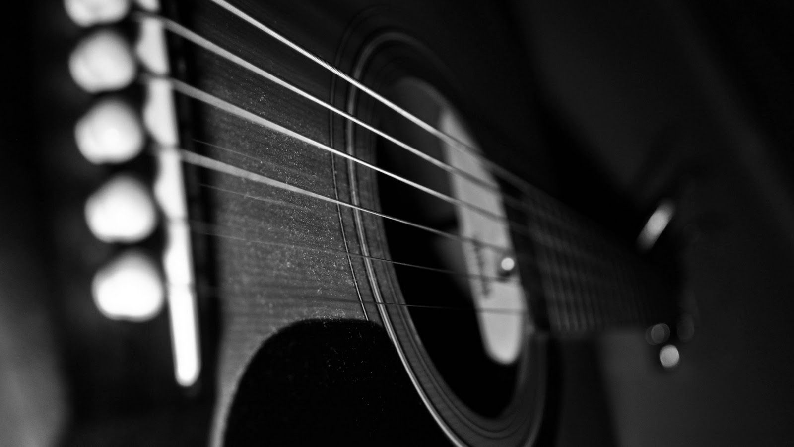 black acoustic guitar wallpaper #3
