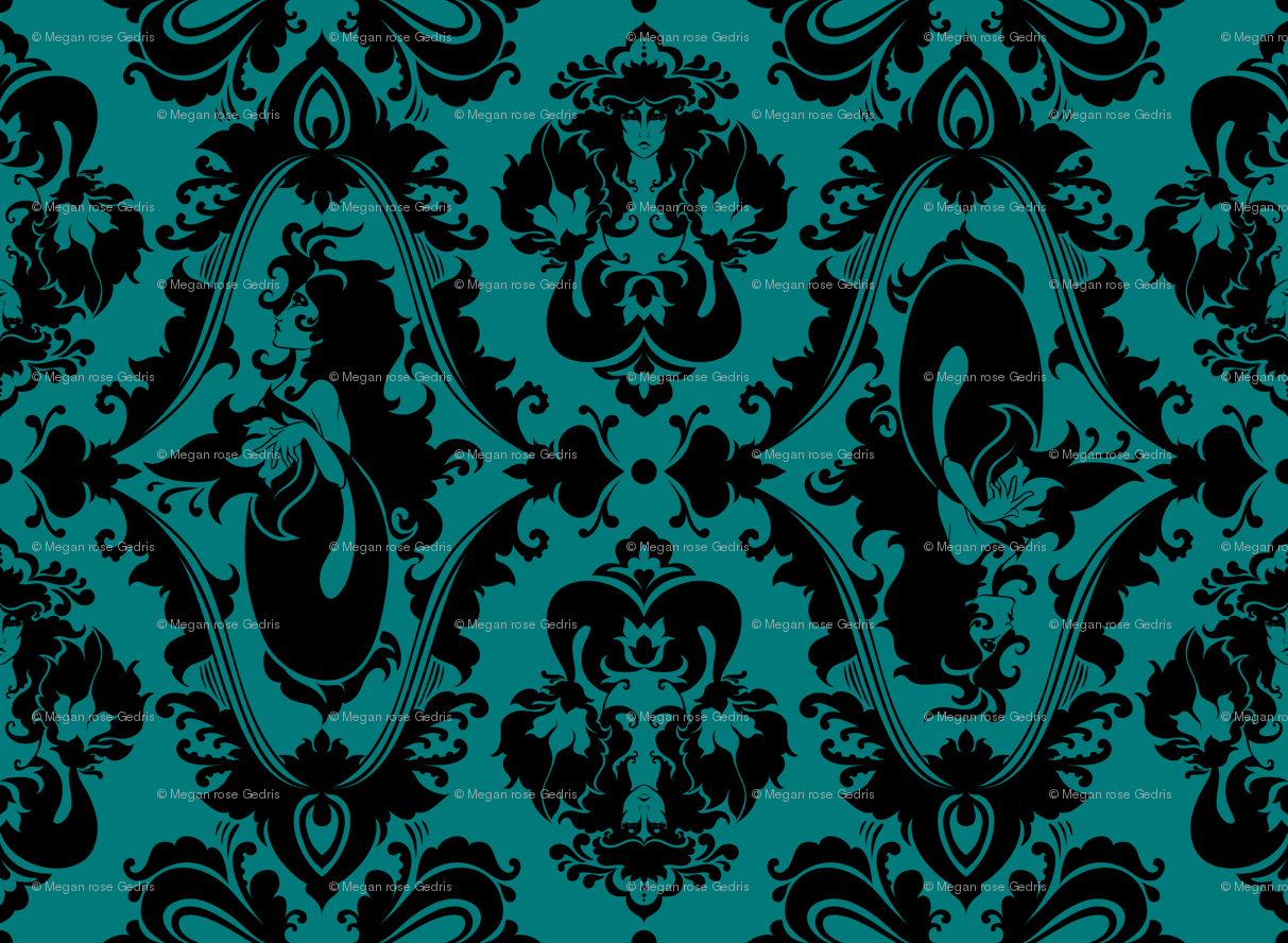 black and teal wallpaper #8