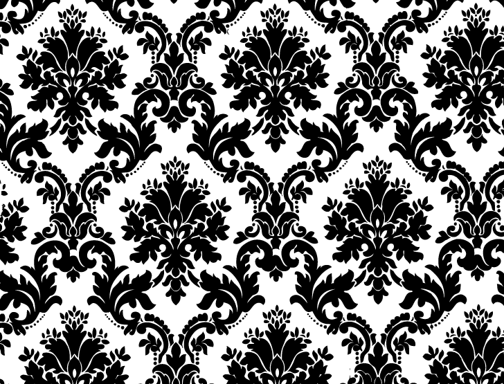 Black and white wallpaper pattern