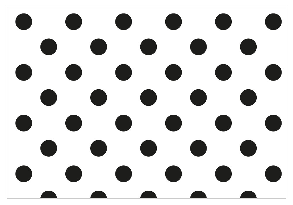 Black polka dot wallpaper
