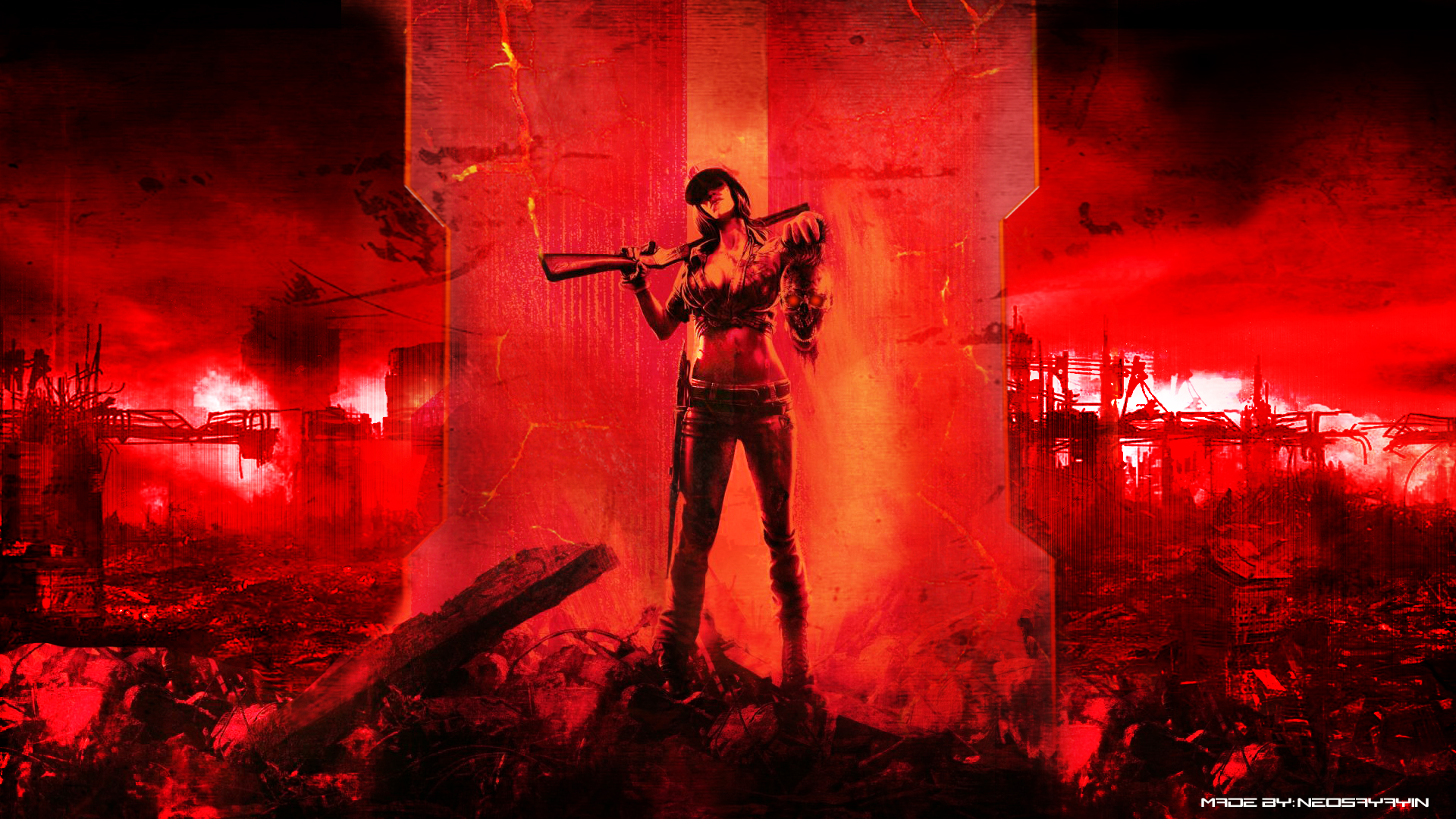 Call of duty black ops zombies wallpaper