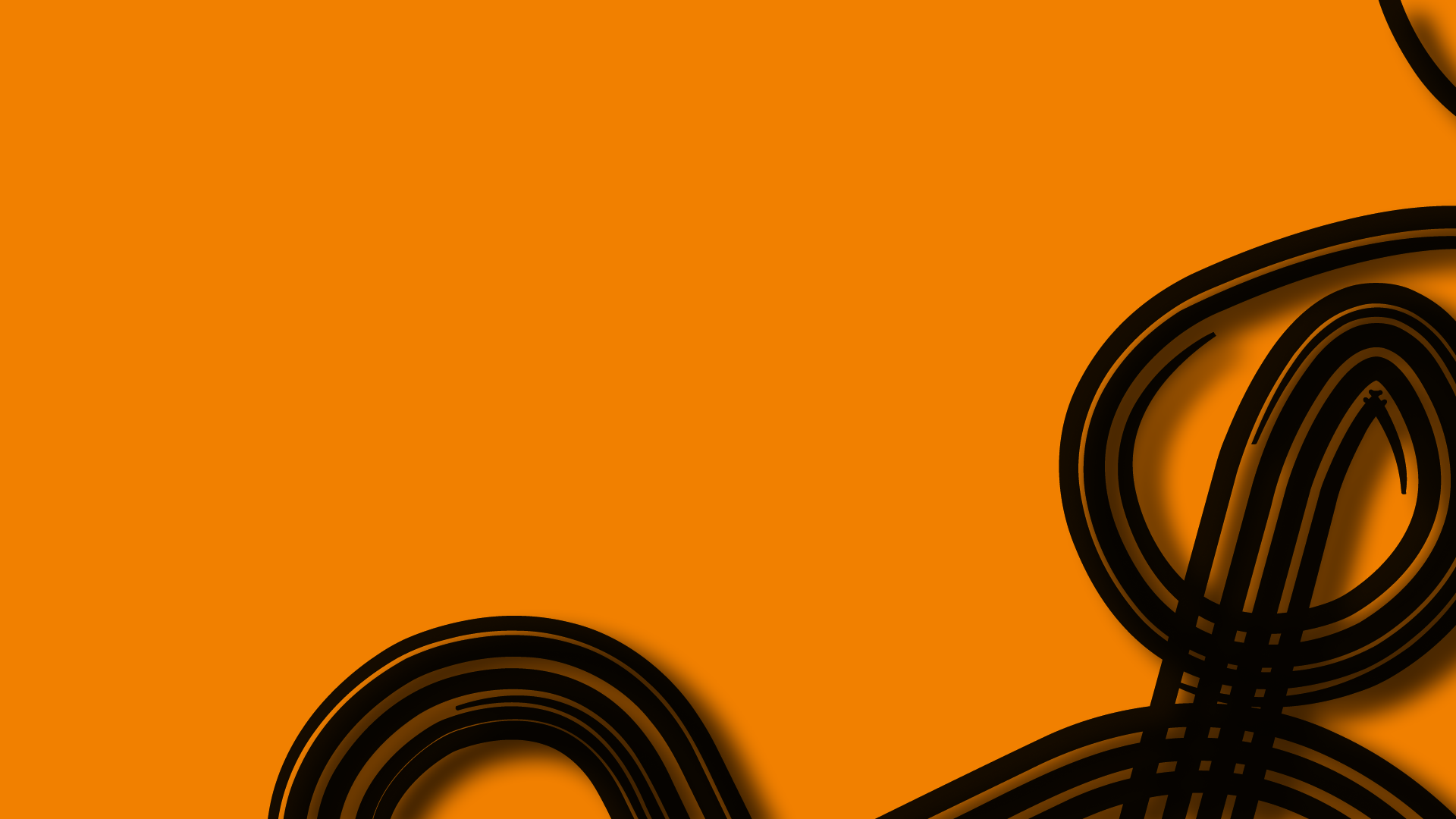 Black orange background