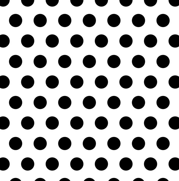 Black polka dot wallpaper