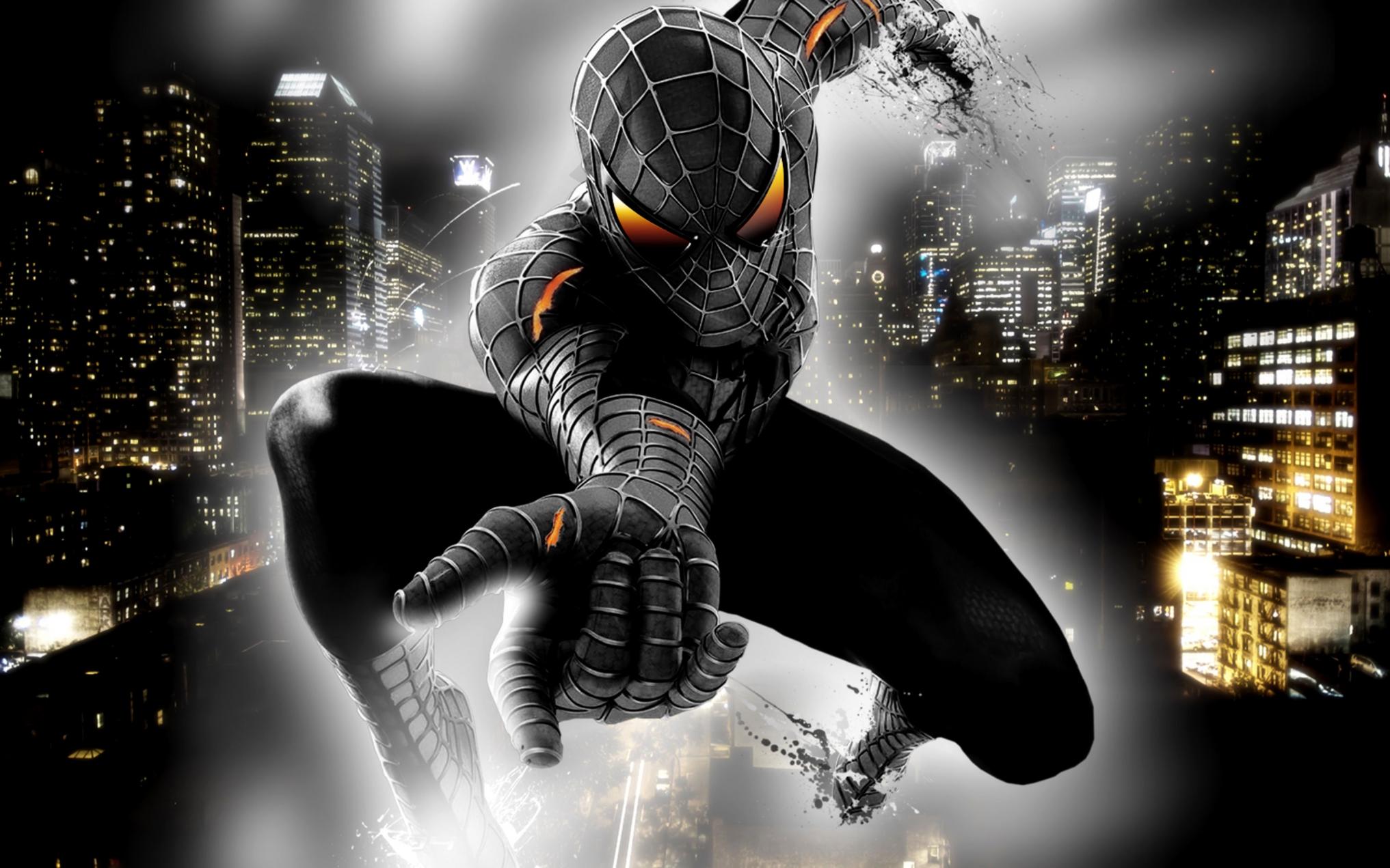 black spiderman wallpaper #3
