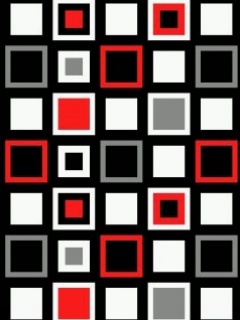 Black white red wallpaper
