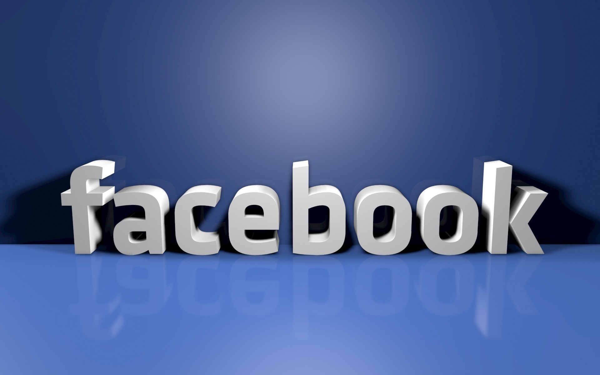 Facebook on a blue background wallpapers and images - wallpapers