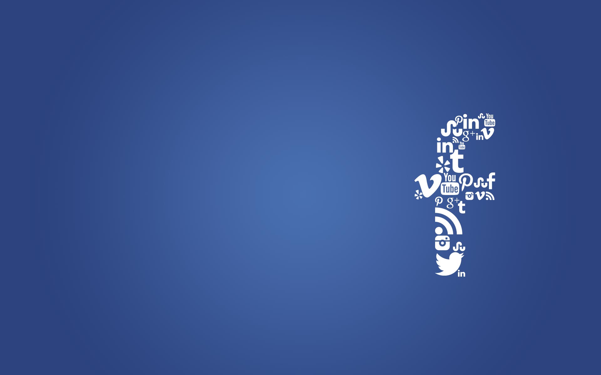 Blue Facebook Background Page 1