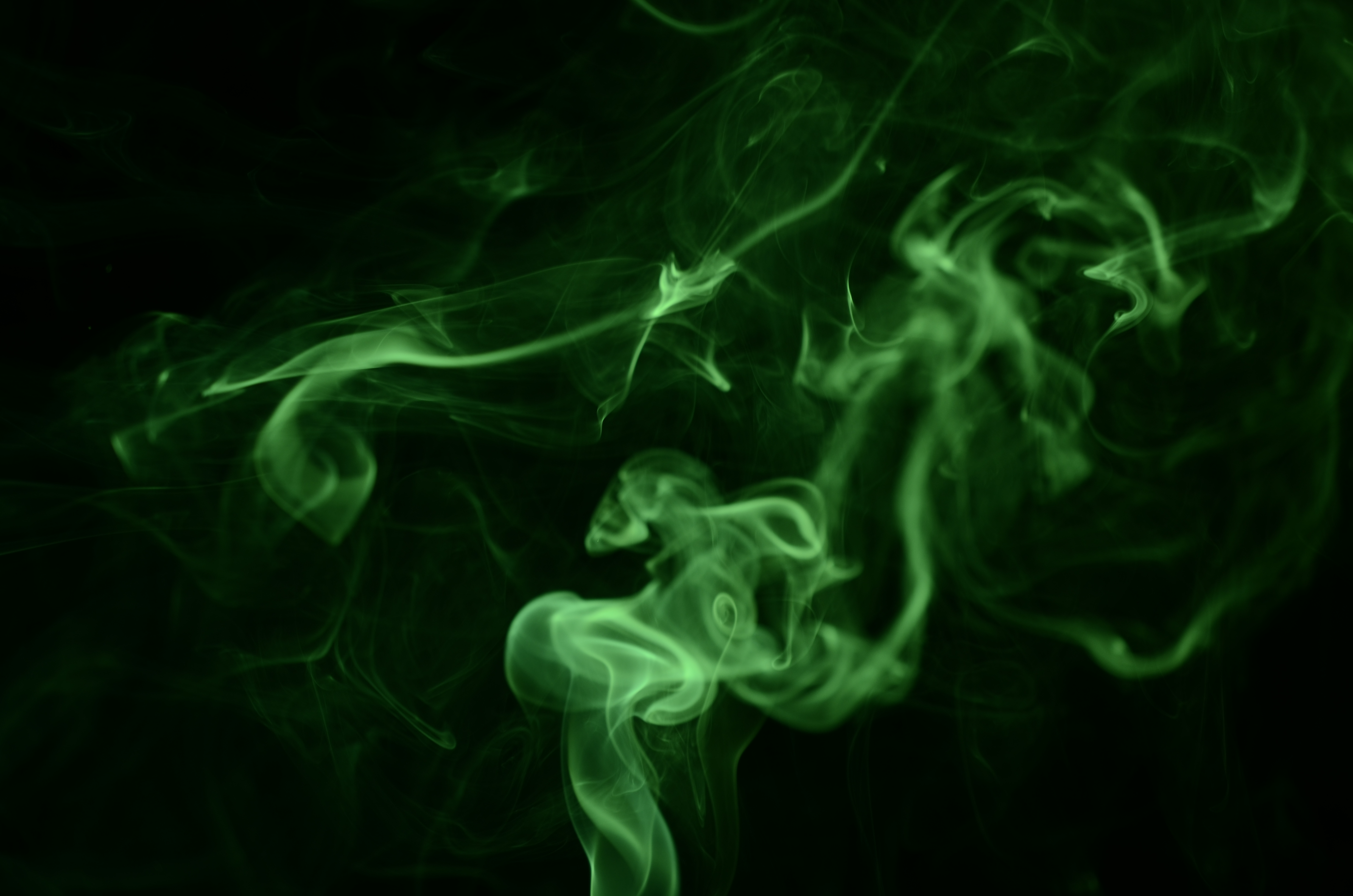Green smoke wallpaper