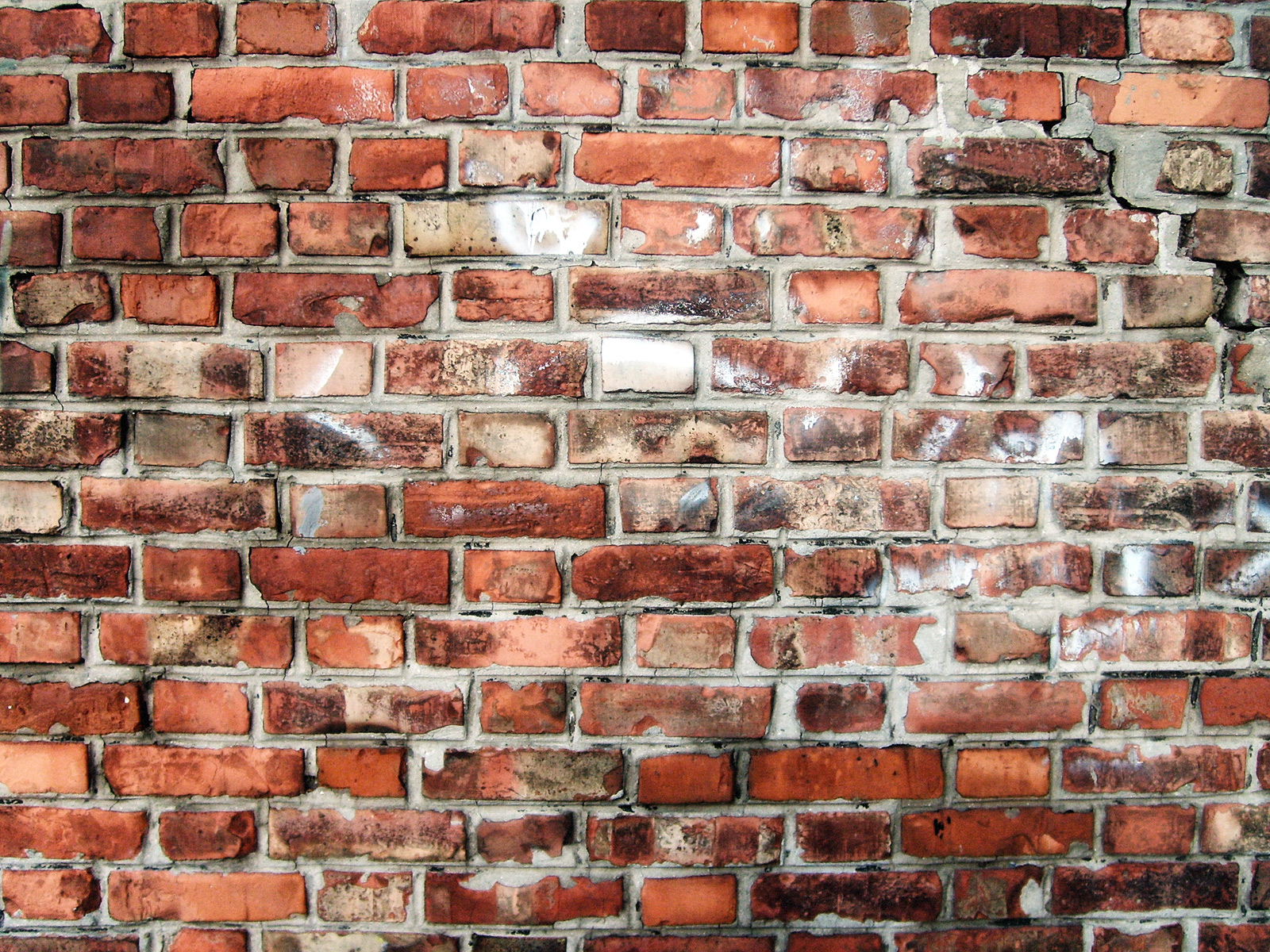 Brick textured wallpaper