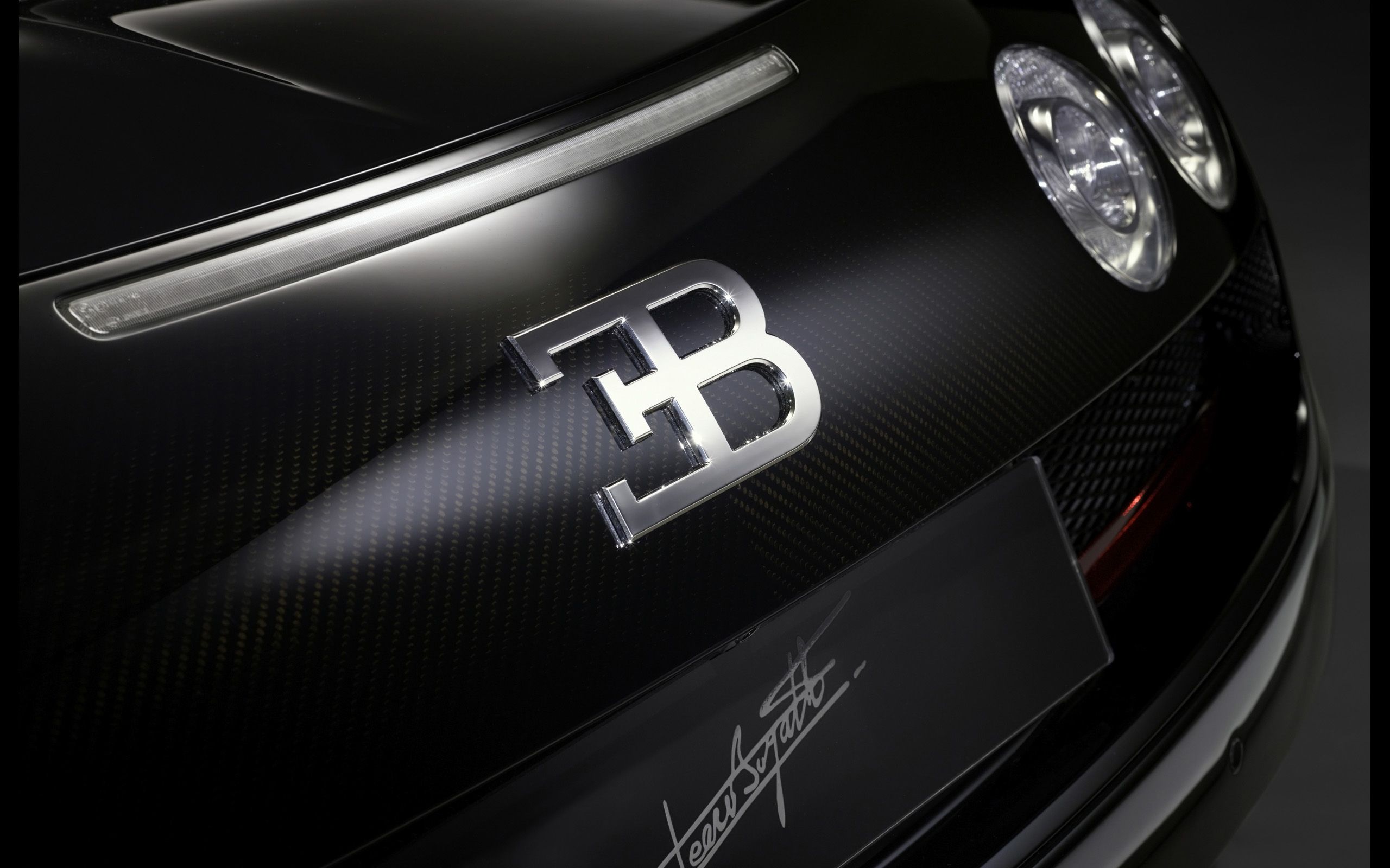 Bugatti Logo Wallpaper 4k