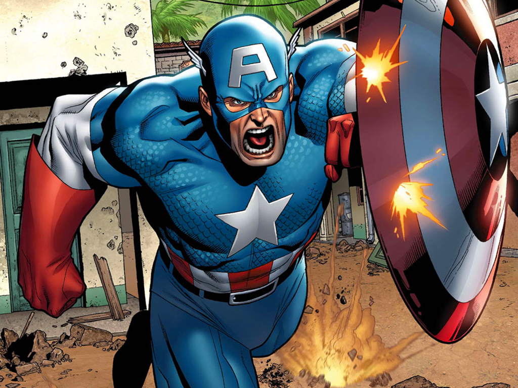 captain america comic wallpaper #19