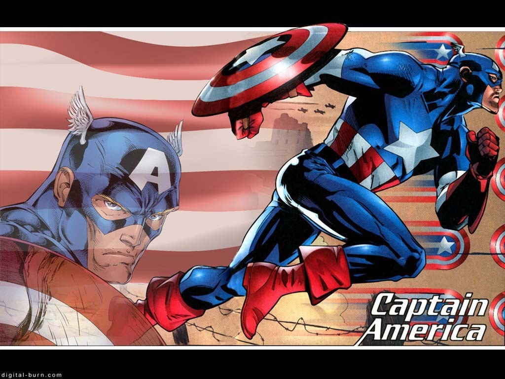 captain america comic wallpaper #8